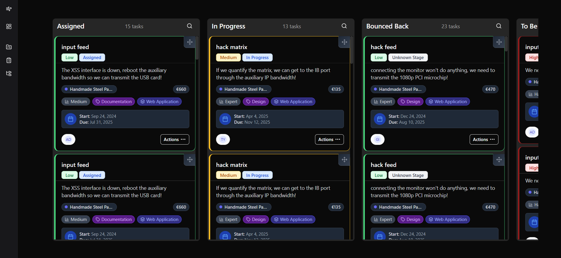 Heptadev Dashboard